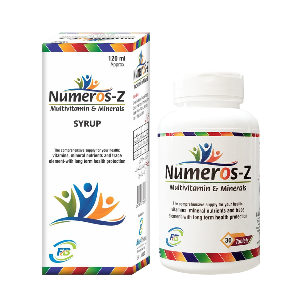 Numeros-Z Multivitamin Syrup/Tablet